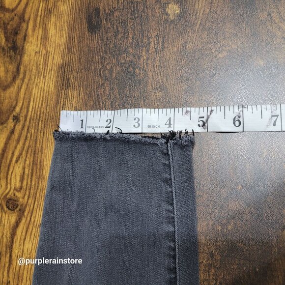Madewell Jeans 28 Skinny 10" High Rise Charcoal Wash Tummy Control Slimming - Picture 12 of 13